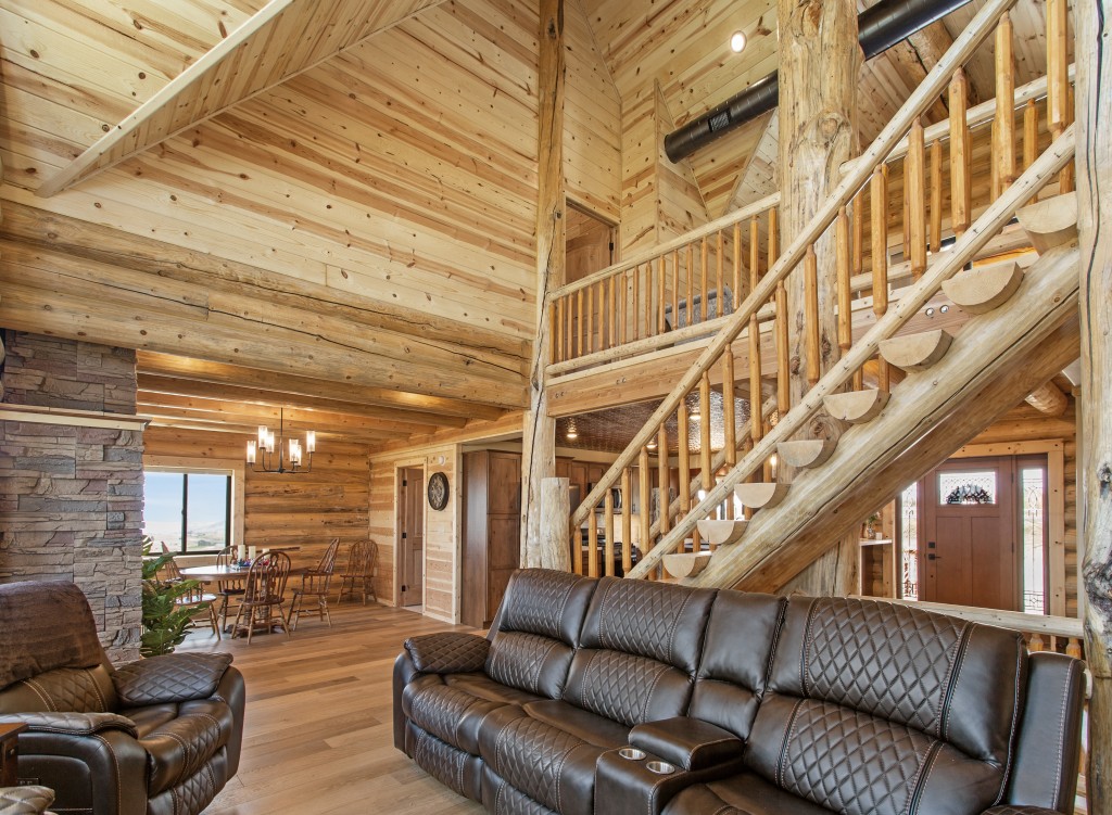 Impressive Log Home in Butte, Montana