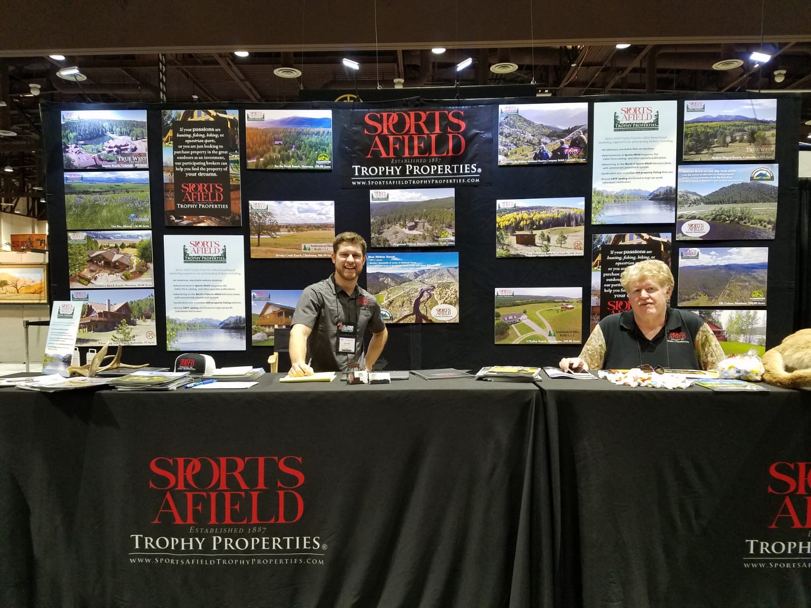 SATP Booth at SCI - Sports Afield Trophy Properties