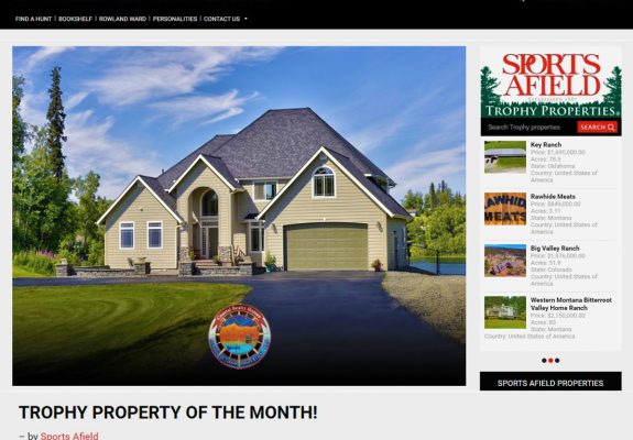 SportsAfield.com Trophy Property of the Month!