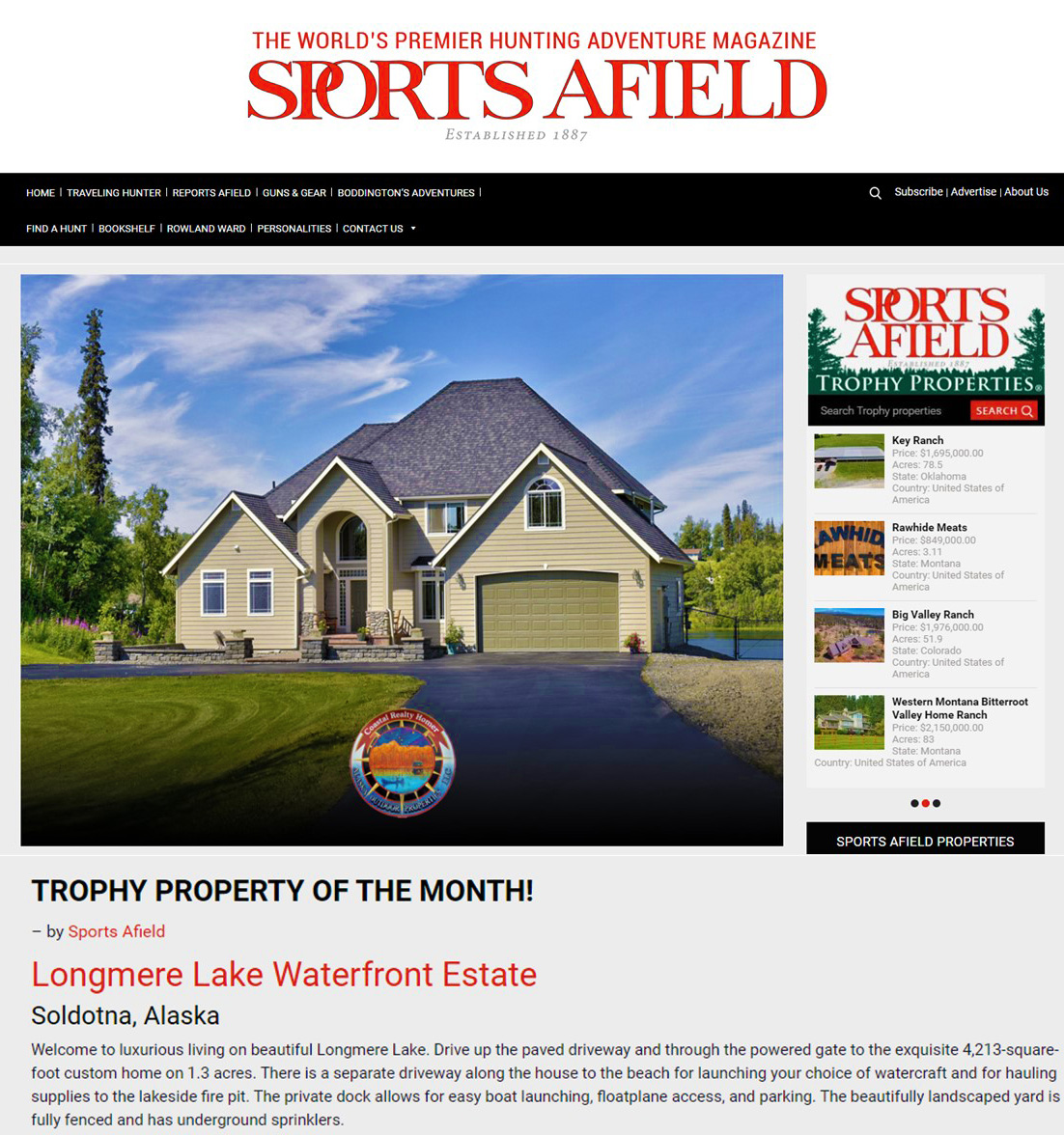 SportsAfield.com Trophy Property of the Month!